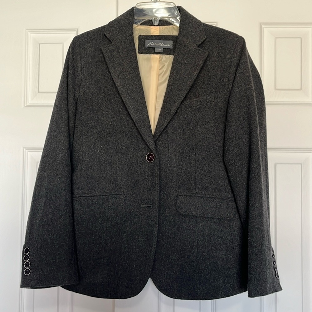 Eddie Bauer wool blazer